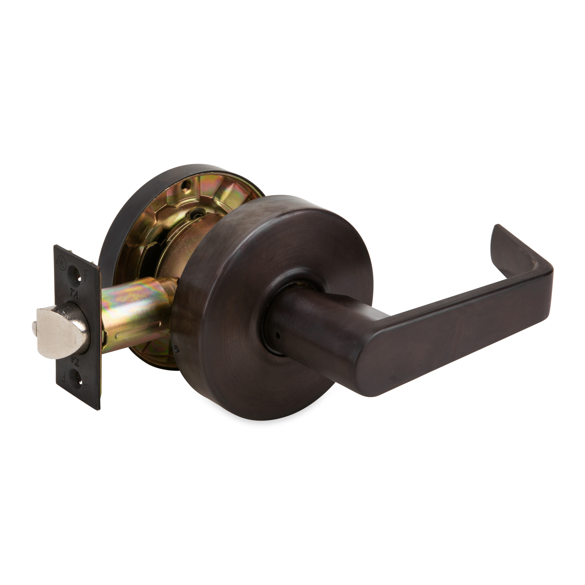 Trans Atlantic LSV Saturn Cylindrical Exit Door Handle — Matte Black, Grade 2, ADA Compliant, Model# DL-LSV20-US10B